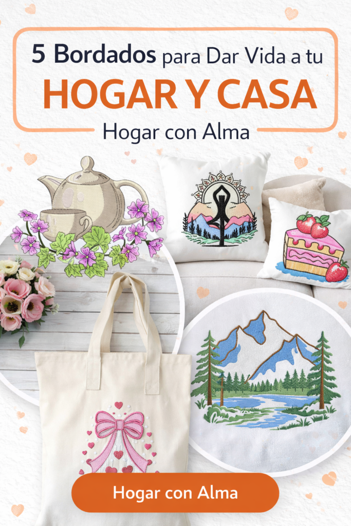 5 Bordados para Dar Vida a tu Hogar y Casa