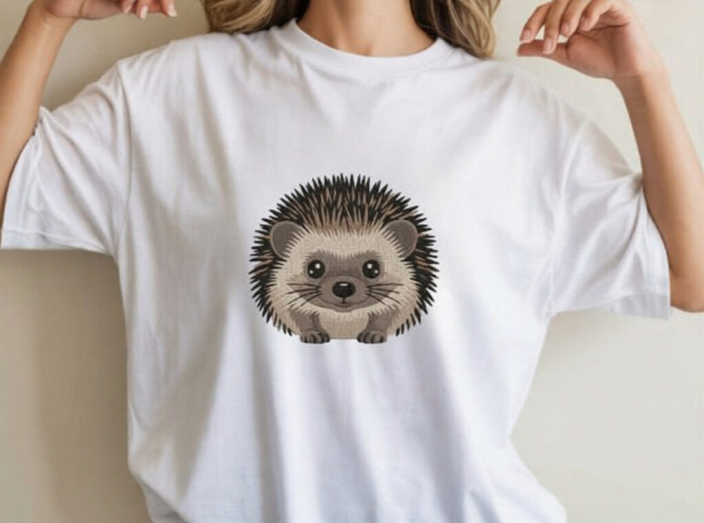 Hedgehog Embroidery Design