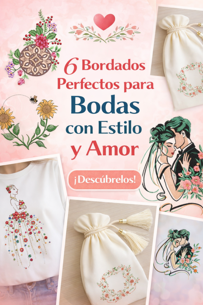 6 Bordados Perfectos para Bodas con Estilo y Amor
