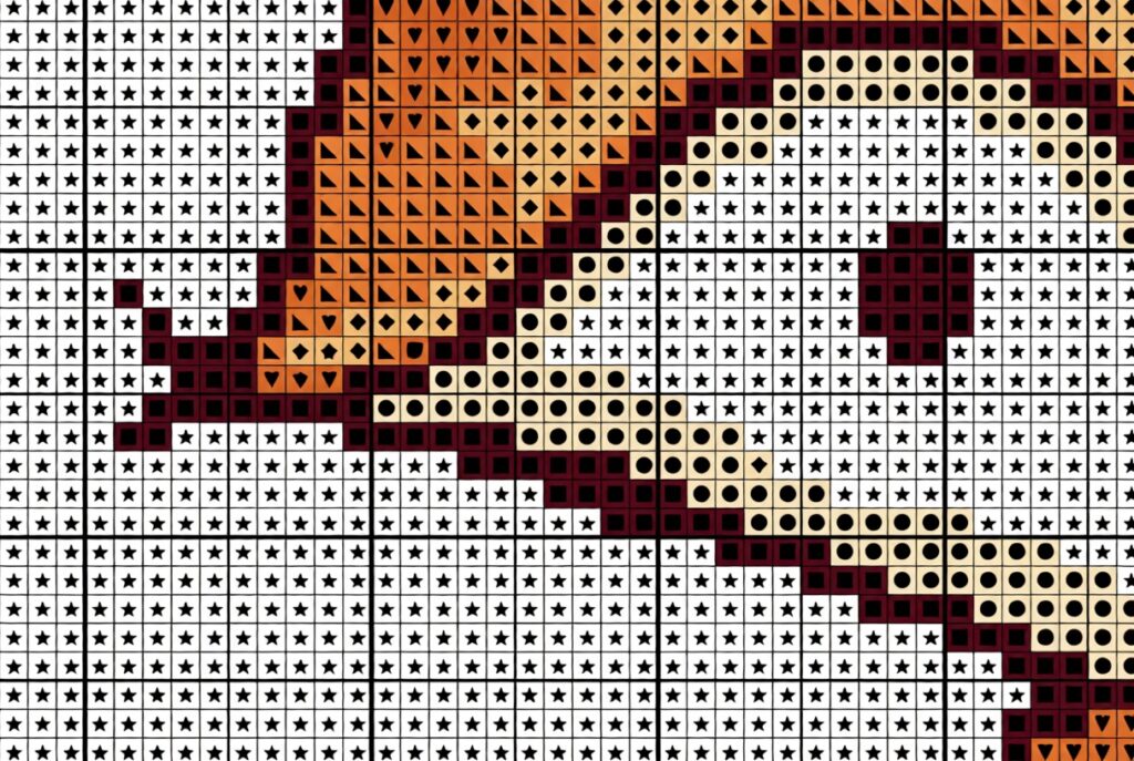 Black Cat Cross Stitch Magic Jar