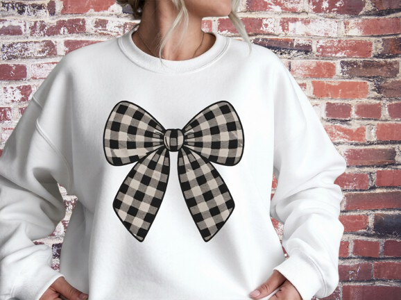 Buffalo Plaid Bow