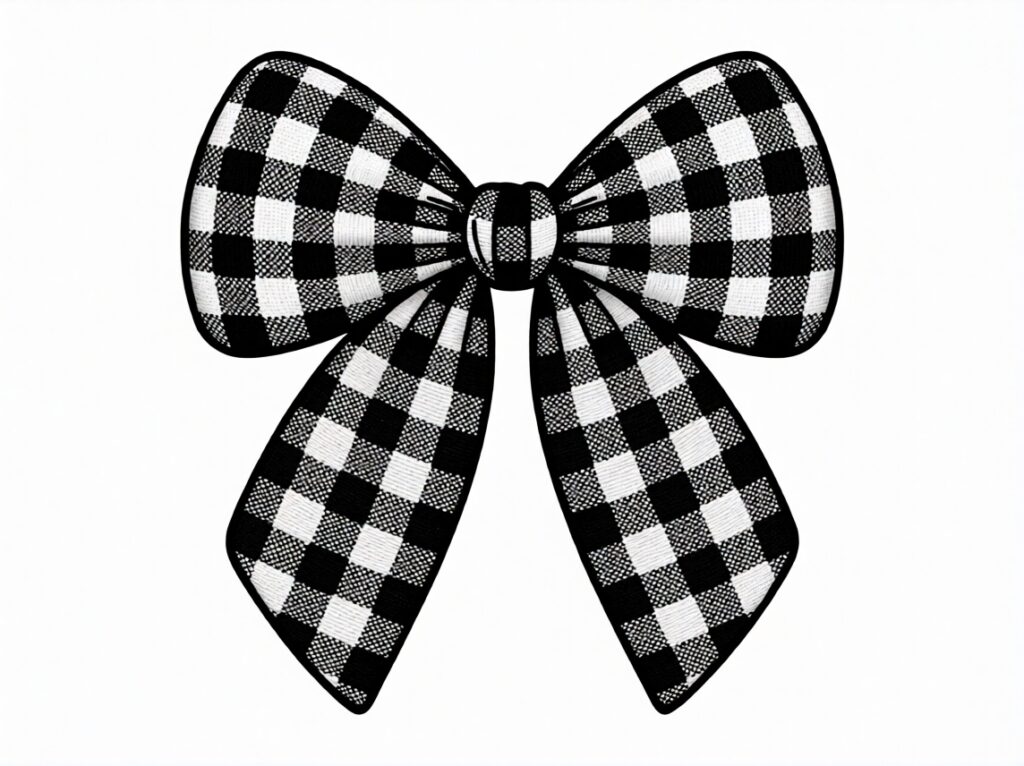 Buffalo Plaid Bow1