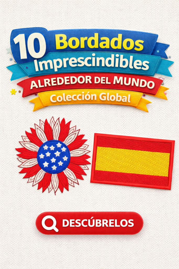 10 Bordados Imprescindibles ALREDEDOR DEL MUNDO Colección Global 10 Bordados Imprescindibles ALREDEDOR DEL MUNDO Colección Global