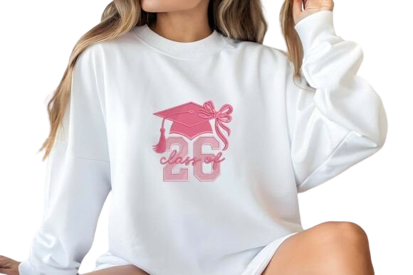 Bordado «Lazo de graduado 2026»: diseño para artículos escolares y recuerdos TRABAJO, RELIGIÓN Y ESCUELA Bordado «Lazo de graduado 2026»: diseño para artículos escolares y recuerdos TRABAJO, RELIGIÓN Y ESCUELA