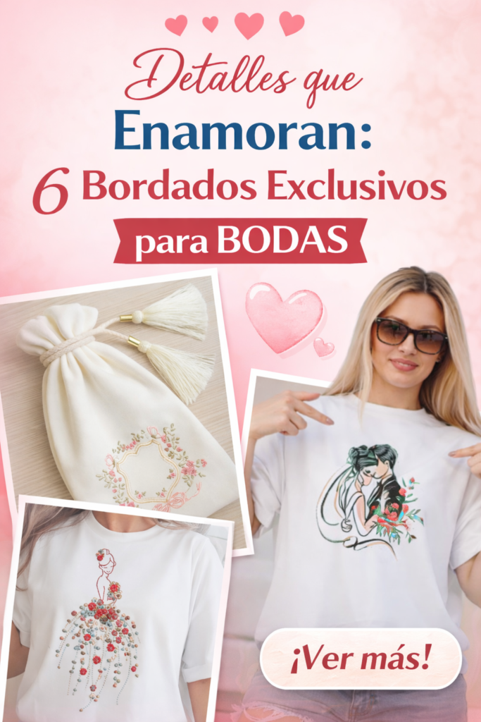 Detalles que Enamoran: 6 Bordados Exclusivos para BODAS