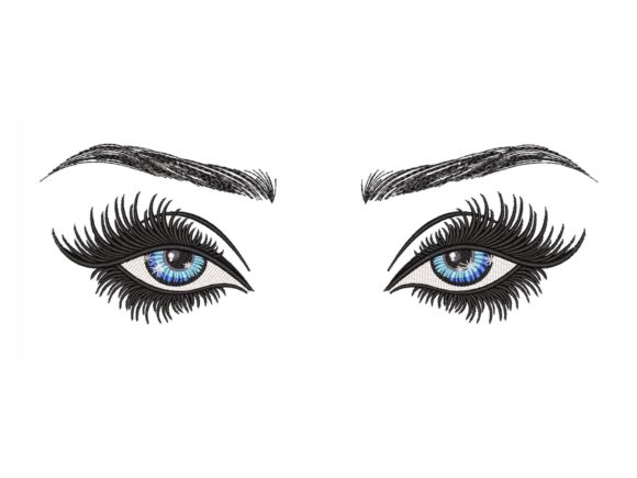Bordado de ojos en ropa: diseño para proyectos de moda MODA Y BELLEZA (PES, DST) Bordado de ojos en ropa: diseño para proyectos de moda MODA Y BELLEZA (PES, DST)