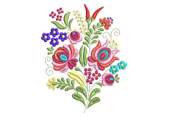 Tradición y Color: La Joya del Bordado de ramos