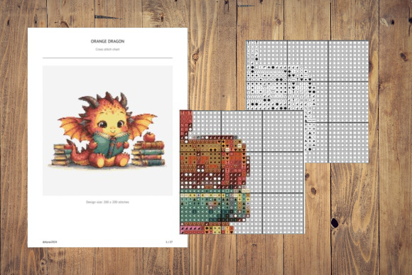 Un Compañero de Lectura Mágico: Mi Favorito entre los patrones para bordado en cruz