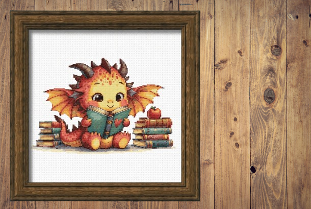 Un Compañero de Lectura Mágico: Mi Favorito entre los patrones para bordado en cruz