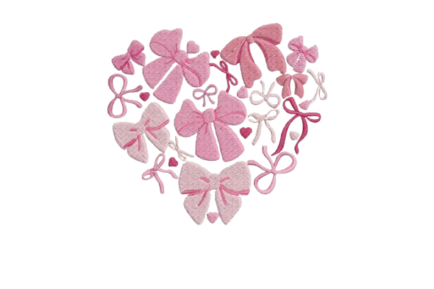 Corazón de San Valentín (Valentine's Heart): diseño para bordado festivo para el Día de San Valentín. Corazón de San Valentín (Valentine's Heart): diseño para bordado festivo para el Día de San Valentín.