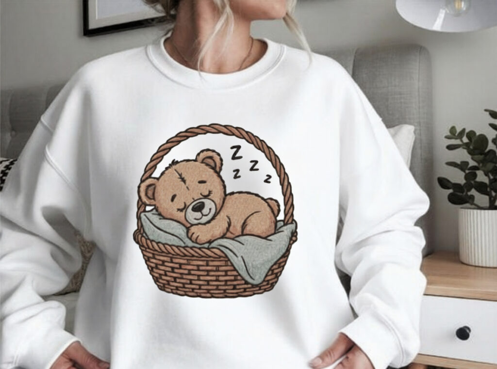 «El oso dormido» de la película animada: un encantador diseño con la imagen del animal