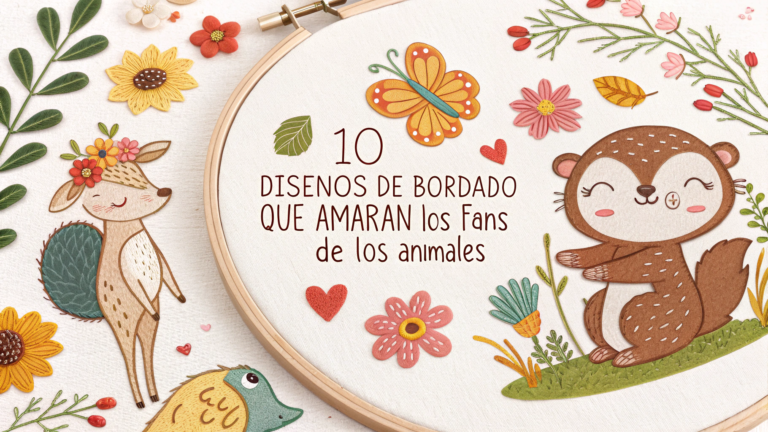 10 Diseños de Bordado que Amarán los Fans de los ANIMALES
