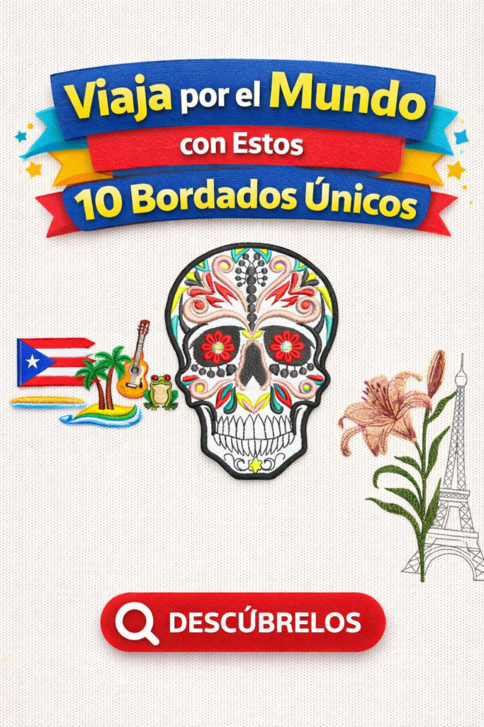 Viaja por el Mundo con Estos 10 Bordados Únicos Viaja por el Mundo con Estos 10 Bordados Únicos