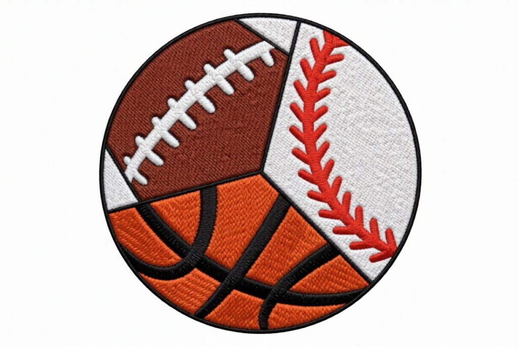 El Triplete Ganador: Pasión en mi Deportes Bordado El Triplete Ganador: Pasión en mi Deportes Bordado