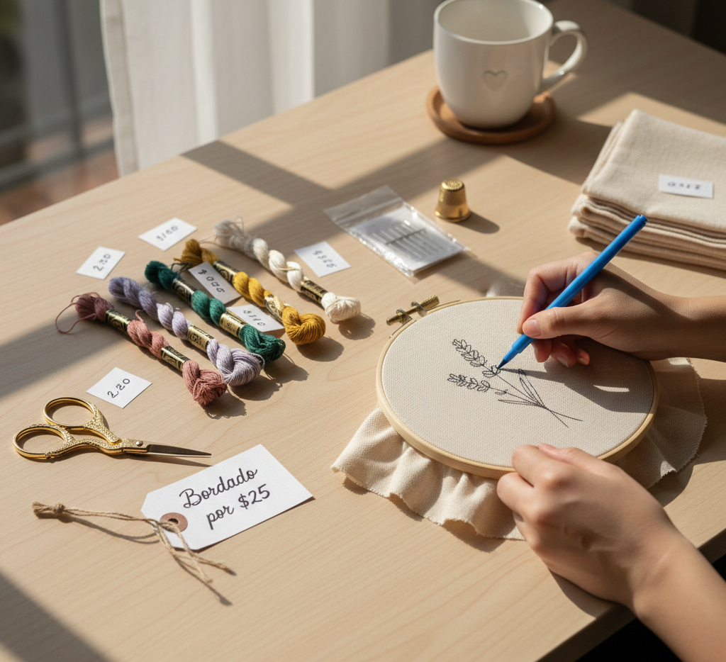 BORDADO POR $25: TU KIT DE INICIO IDEAL SIN GASTAR DE MÁS