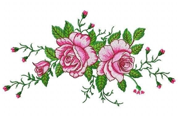 Un Toque Clásico: Mis Rosas Rosas para bordados para boda Un Toque Clásico: Mis Rosas Rosas para bordados para boda