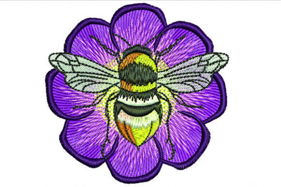 Un Vuelo de Alegría: Mi Abeja en Flor para bordados para boda Un Vuelo de Alegría: Mi Abeja en Flor para bordados para boda