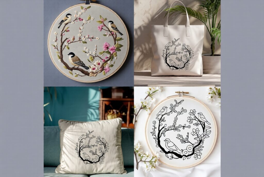 Melodías en el Bastidor: El Arte de los Patrones de Bordado a Mano