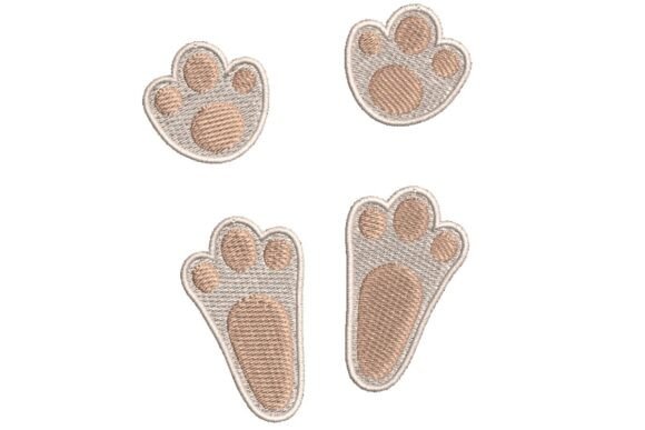 Huellas de Ternura: Mis Patitas de Conejo para esta Pascua