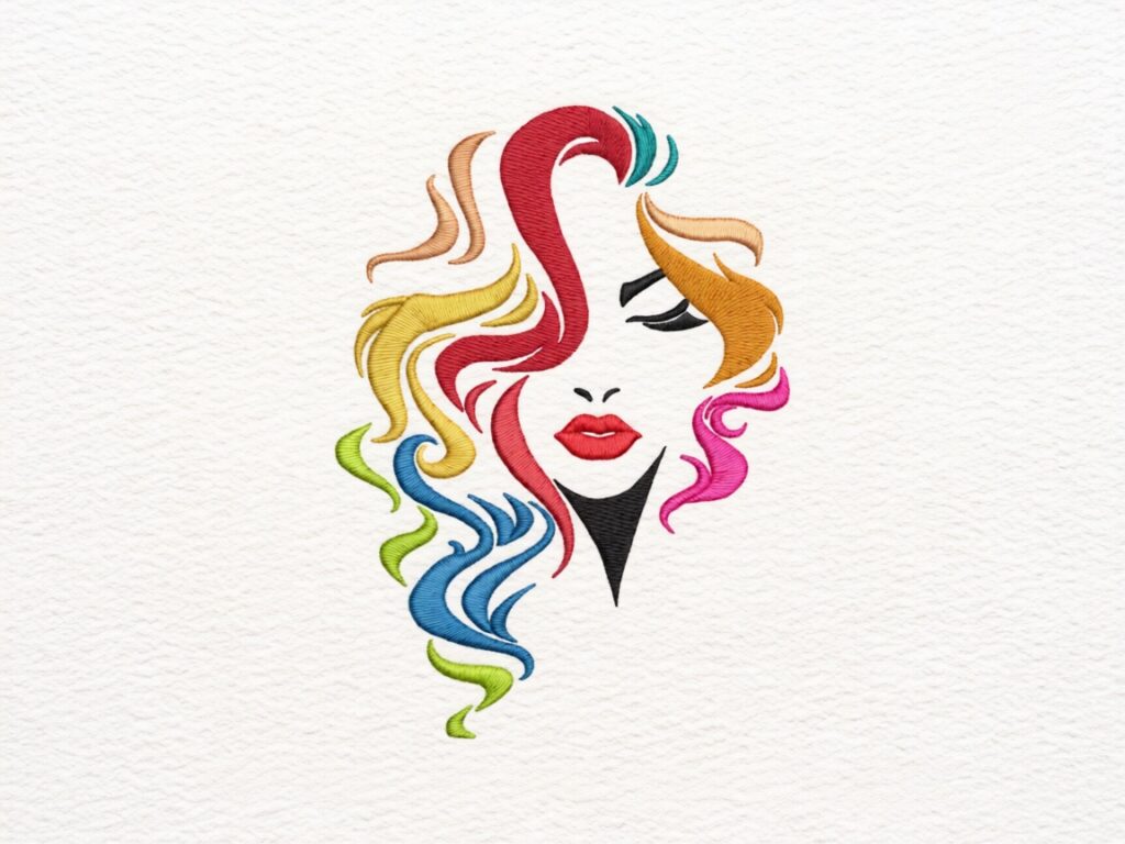 Arte y Color: Mi Retrato Favorito en Niños y Niñas Diseños de Bordado