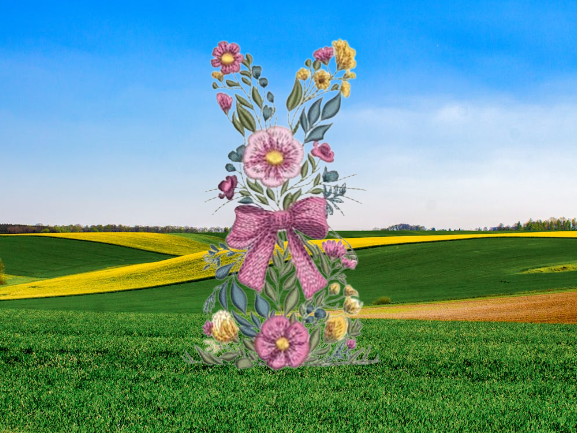Floral-Easter-Bunny-Embroidery