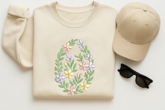 Mi Huevo Floral Favorito: Elegancia en Hilos para esta Pascua