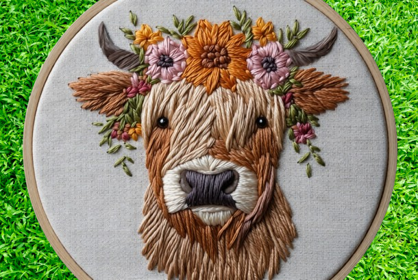 Encanto Rural: La Belleza de los Patrones de Bordado a Mano