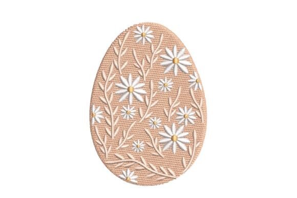 Elegancia Natural: Mi Huevo de Margaritas para esta Pascua