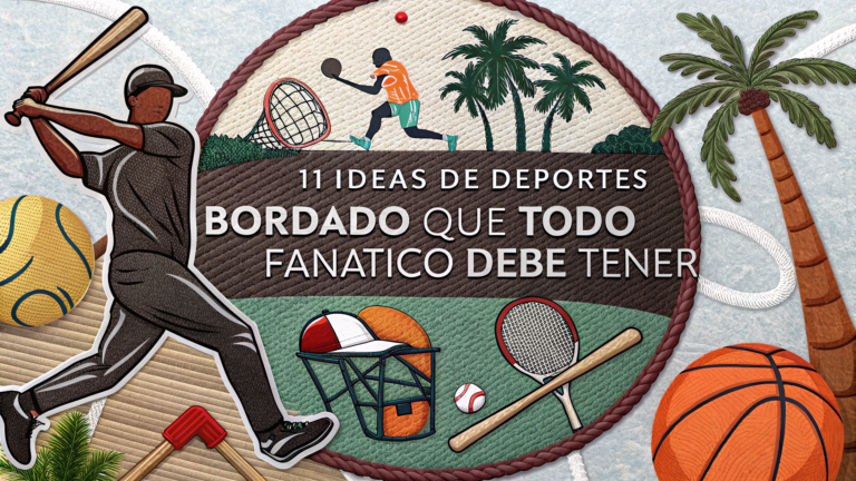 11 Ideas de Deportes Bordado que Todo Fanático Debe Tener