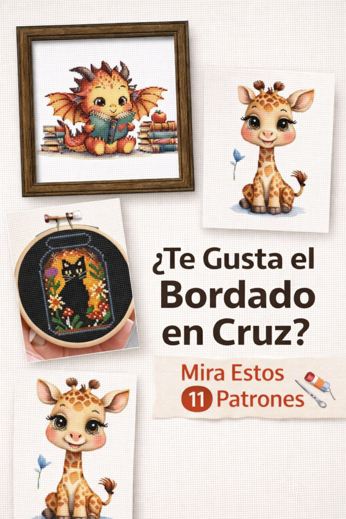 ¿Te Gusta el Bordado en Cruz Mira Estos 11 Patrones