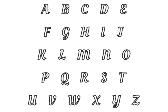 Mi Tipografía Curva Favorita: Personaliza con Estilo en Bordado a máquina de letras y número