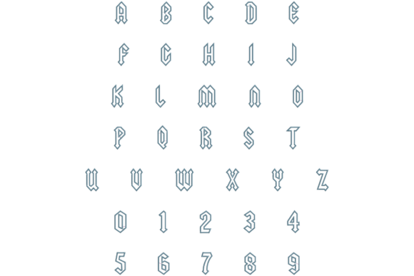 Personaliza con estilo: Mi fuente Satin Line para Bordado a máquina de letras y números Personaliza con estilo: Mi fuente Satin Line para Bordado a máquina de letras y números