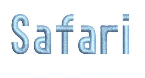 Personaliza con Aventura: Mi Fuente Safari para Bordado a máquina de letras y números Personaliza con Aventura: Mi Fuente Safari para Bordado a máquina de letras y números