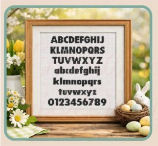 Mi Alfabeto Moderno: La Clave para Personalizar con este Patrón de punto de cruz del alfabeto Mi Alfabeto Moderno: La Clave para Personalizar con este Patrón de punto de cruz del alfabeto