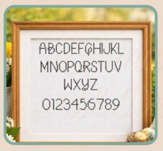 Mi Abecedario Minimalista: Diseños Claros con este Patrón de punto de cruz del alfabeto Mi Abecedario Minimalista: Diseños Claros con este Patrón de punto de cruz del alfabeto