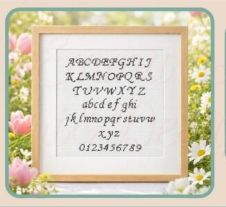 Mi Toque Personal: El Arte de Personalizar con este Patrón de punto de cruz del alfabeto Mi Toque Personal: El Arte de Personalizar con este Patrón de punto de cruz del alfabeto