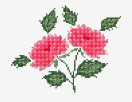 Mi Delicada Amelie: Elegancia en Rosa con patrones punto de cruz originales Mi Delicada Amelie: Elegancia en Rosa con patrones punto de cruz originales