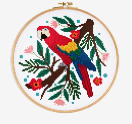 Un Viaje al Trópico: Mi Guacamayo en patrones punto de cruz originales
Un Viaje al Trópico: Mi Guacamayo en patrones punto de cruz originales