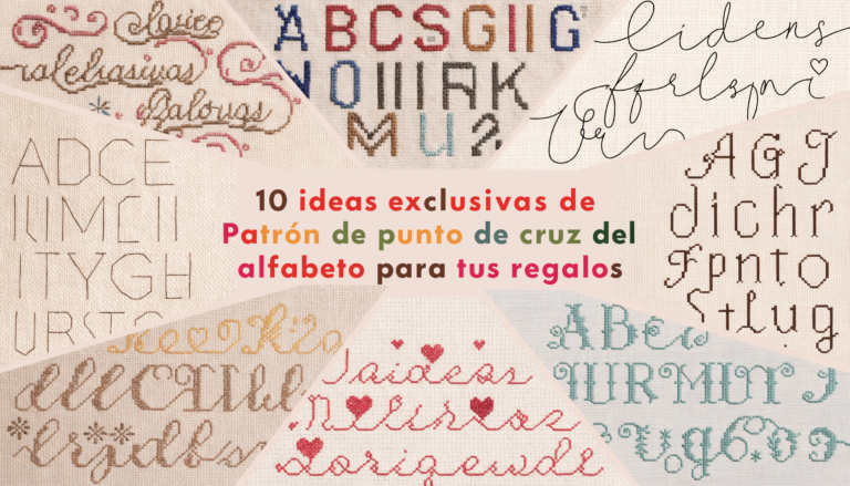 10 ideas exclusivas de Patrón de punto de cruz del alfabeto para tus regalos