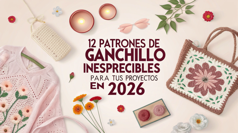 12 patrones de ganchillo imprescindibles para tus proyectos en 2026