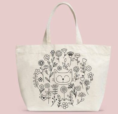 Cat Face Flores silvestres, adorable, caprichoso
