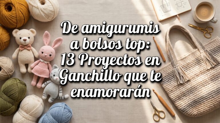 De amigurumis a bolsos top 13 Proyectos en Ganchillo que te enamorarán