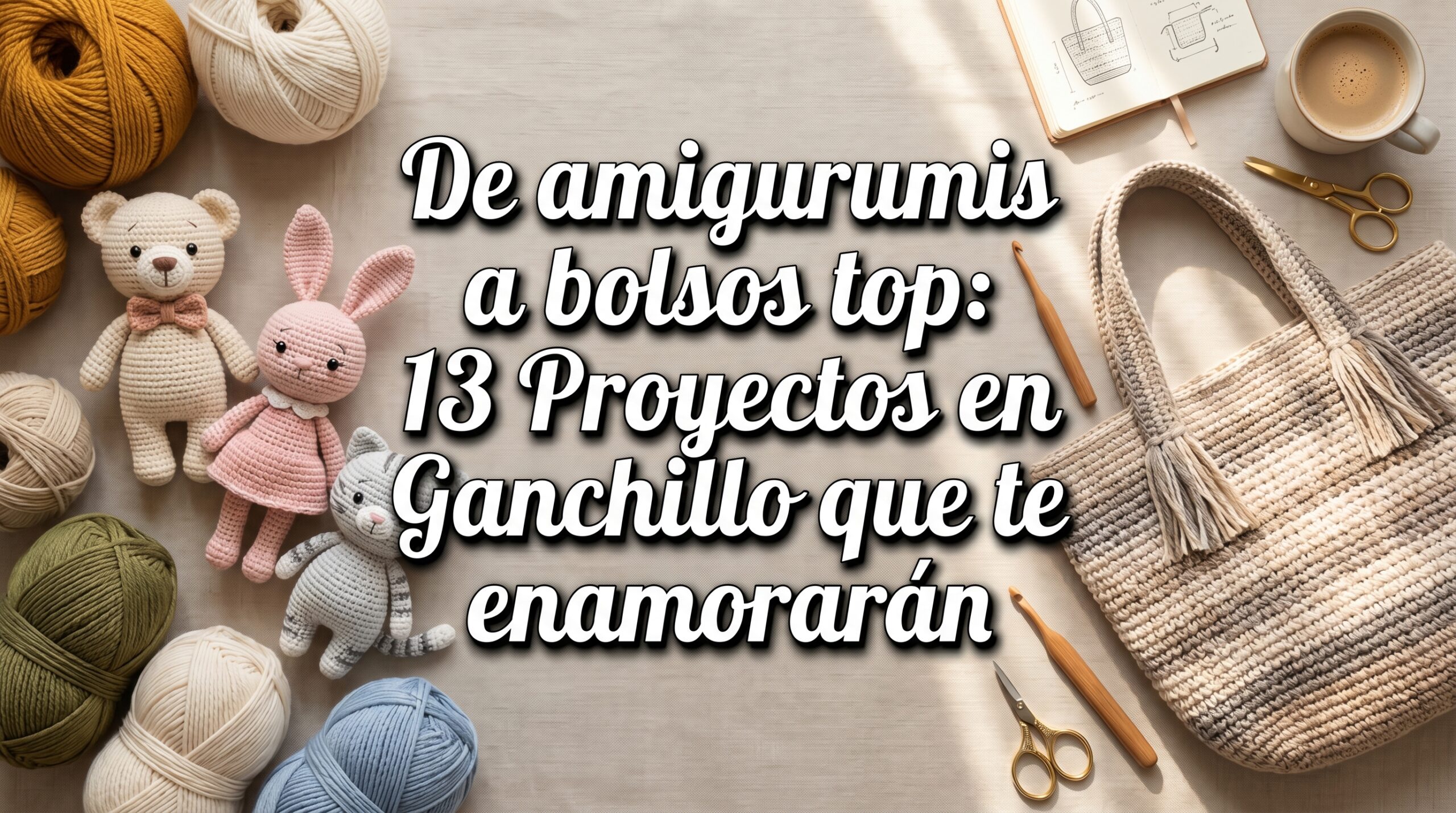 De amigurumis a bolsos top 13 Proyectos en Ganchillo que te enamorarán