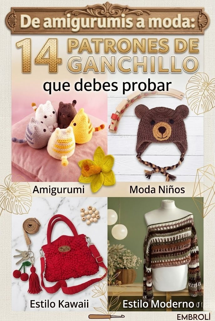 De amigurumis a moda 14 Patrones de Ganchillo que debes probar