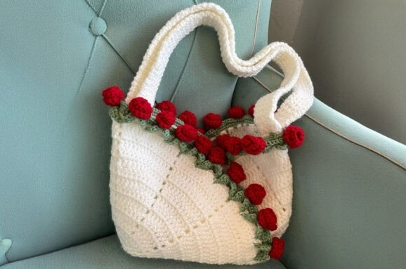 Flowers Tote Bag Crochet Pattern
