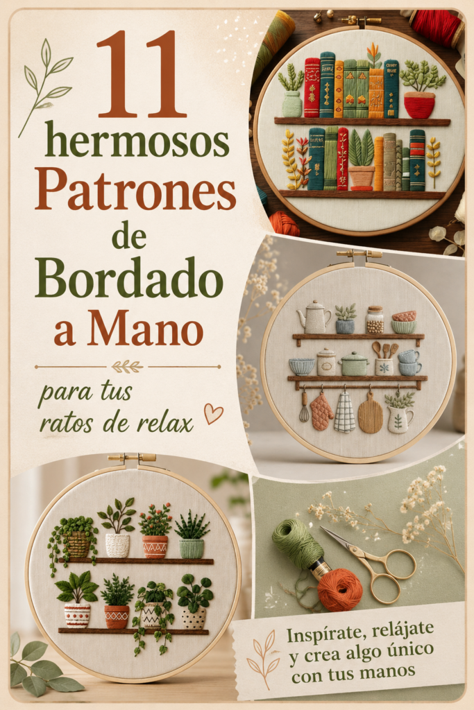 Patrón de bordado a mano