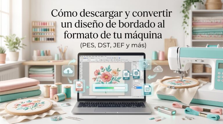 convertir diseños de bordado
