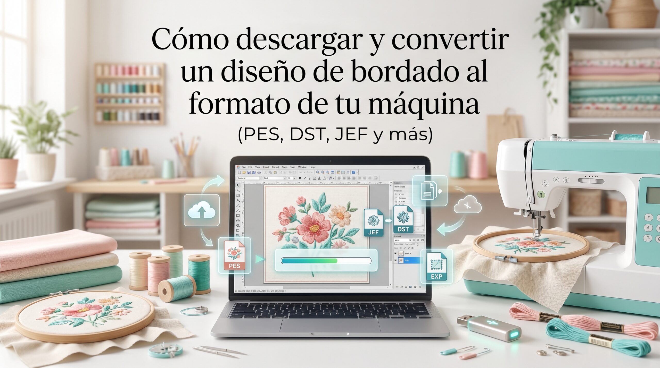 convertir diseños de bordado