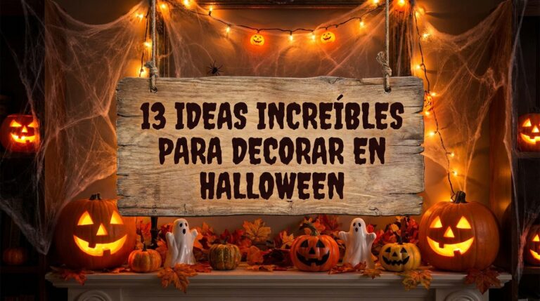 13 ideas increíbles para decorar en Halloween